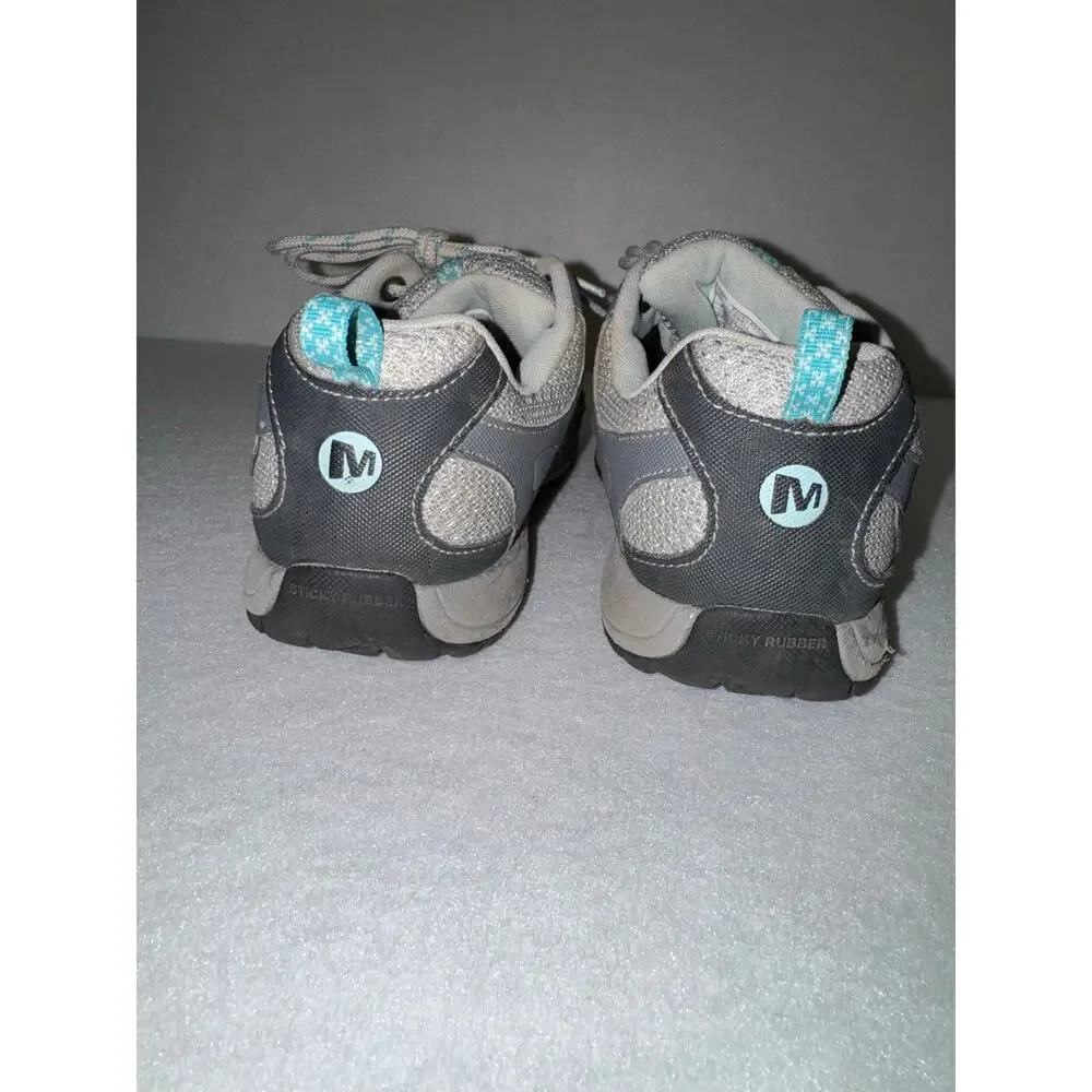 Merrell Womens Zeolite Serge Waterproof Hiking Shoes Castle Rock Lagoon Gray 8.5